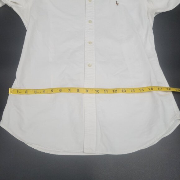Ralph Lauren Custom Fit Women's Oxford Button Down L - Picture 4 of 7